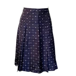 Emanuel Ungaro Black Silk Women Skirt Size 6 (Pre-Owned)