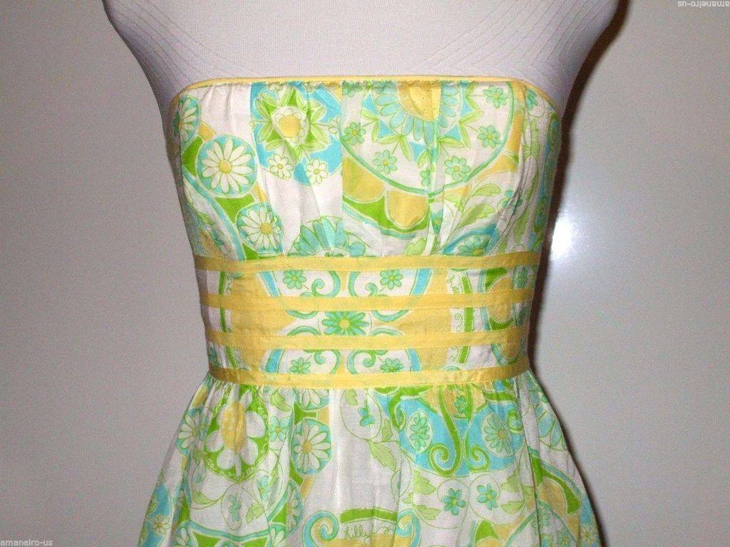 Lily Pulitzer Sleeveless Green Women Dress
