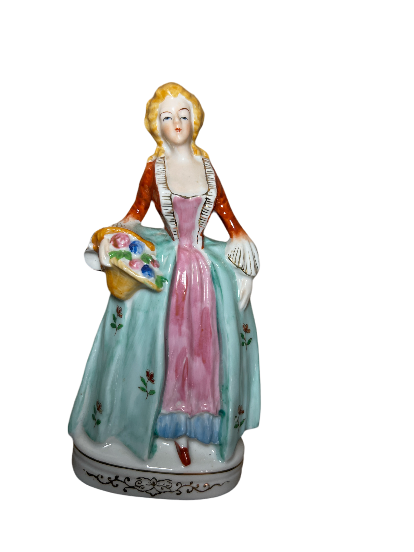 Victorian Girl Maria Antonietta Porcelain Figurine