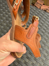 Load image into Gallery viewer, Chanel Brown sandals with gold chains Size 41