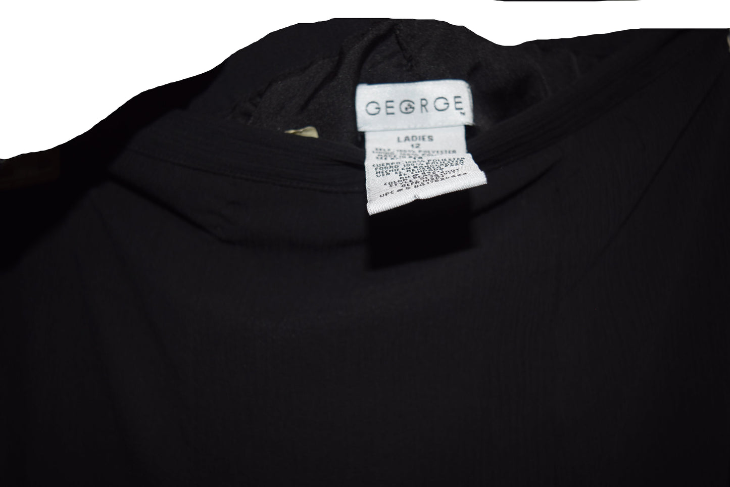 Women's Solid Midi Skirt, Size 12, Ruffle Black