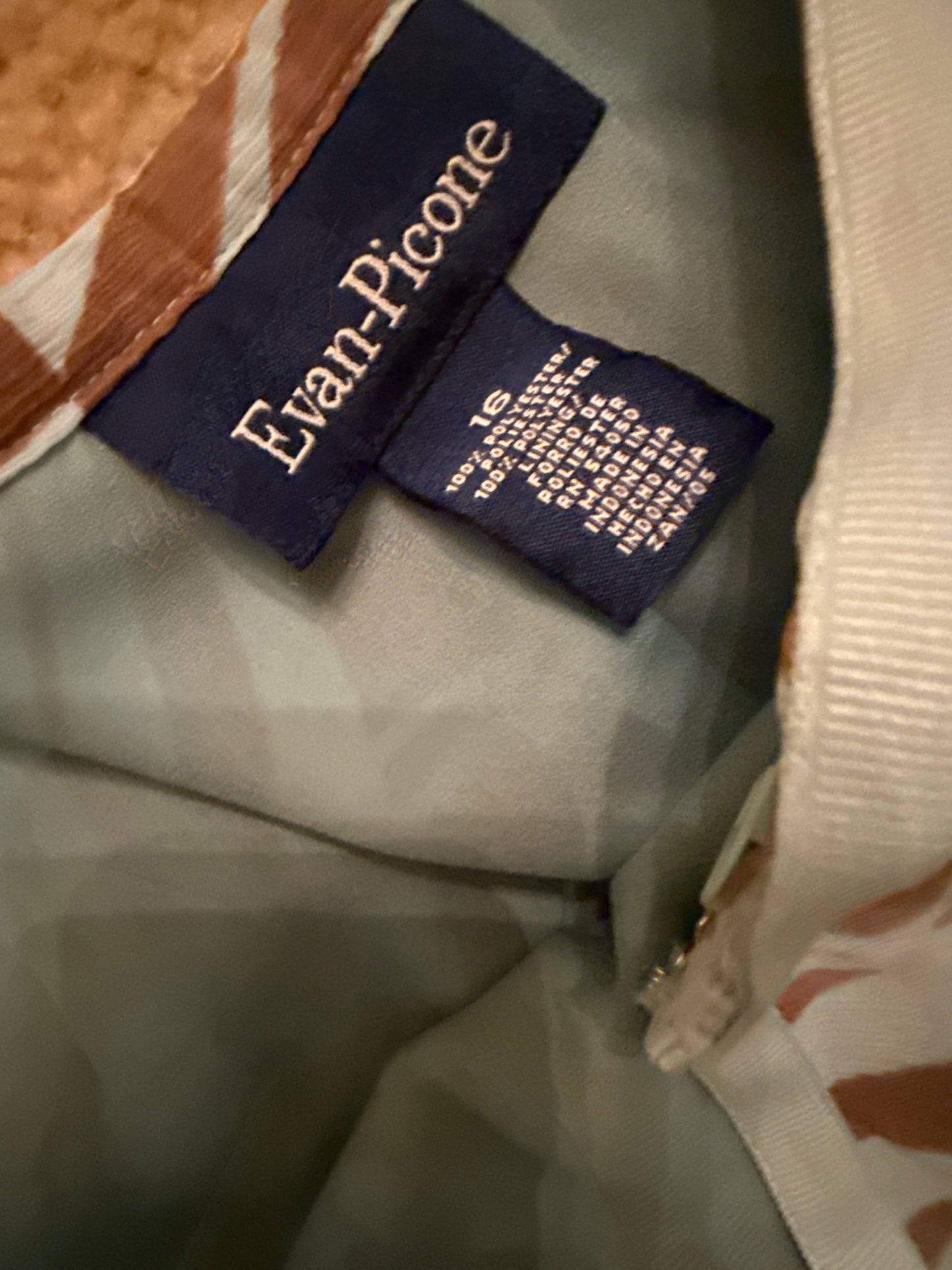 Women's Tropical Midi Skirt, Size 16, Ruffle Green Mint