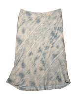 Load image into Gallery viewer, Women's Floral Maxi Skirt, Size L, Ruffle Green Mint