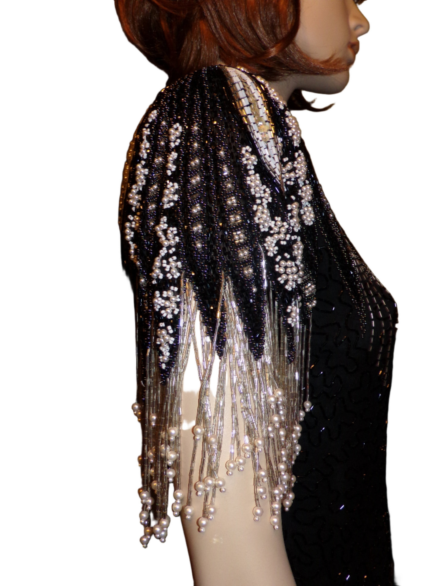 Vintage Beaded Tango Women Cocktail Evening Dress