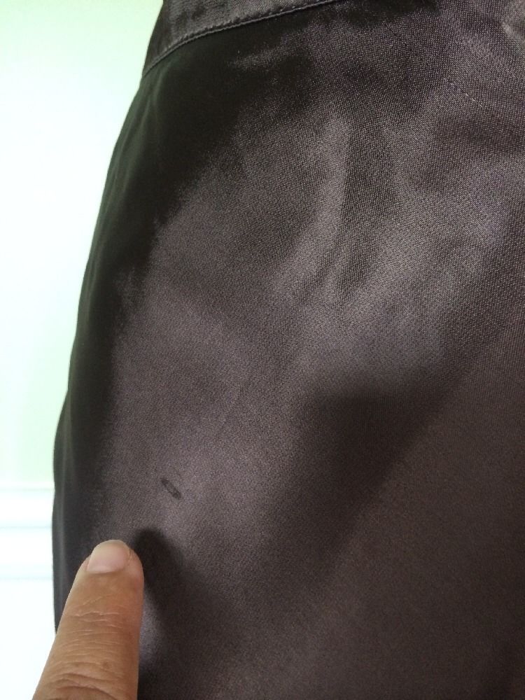 Lanvin Brown Silk Women Skirt Size 42