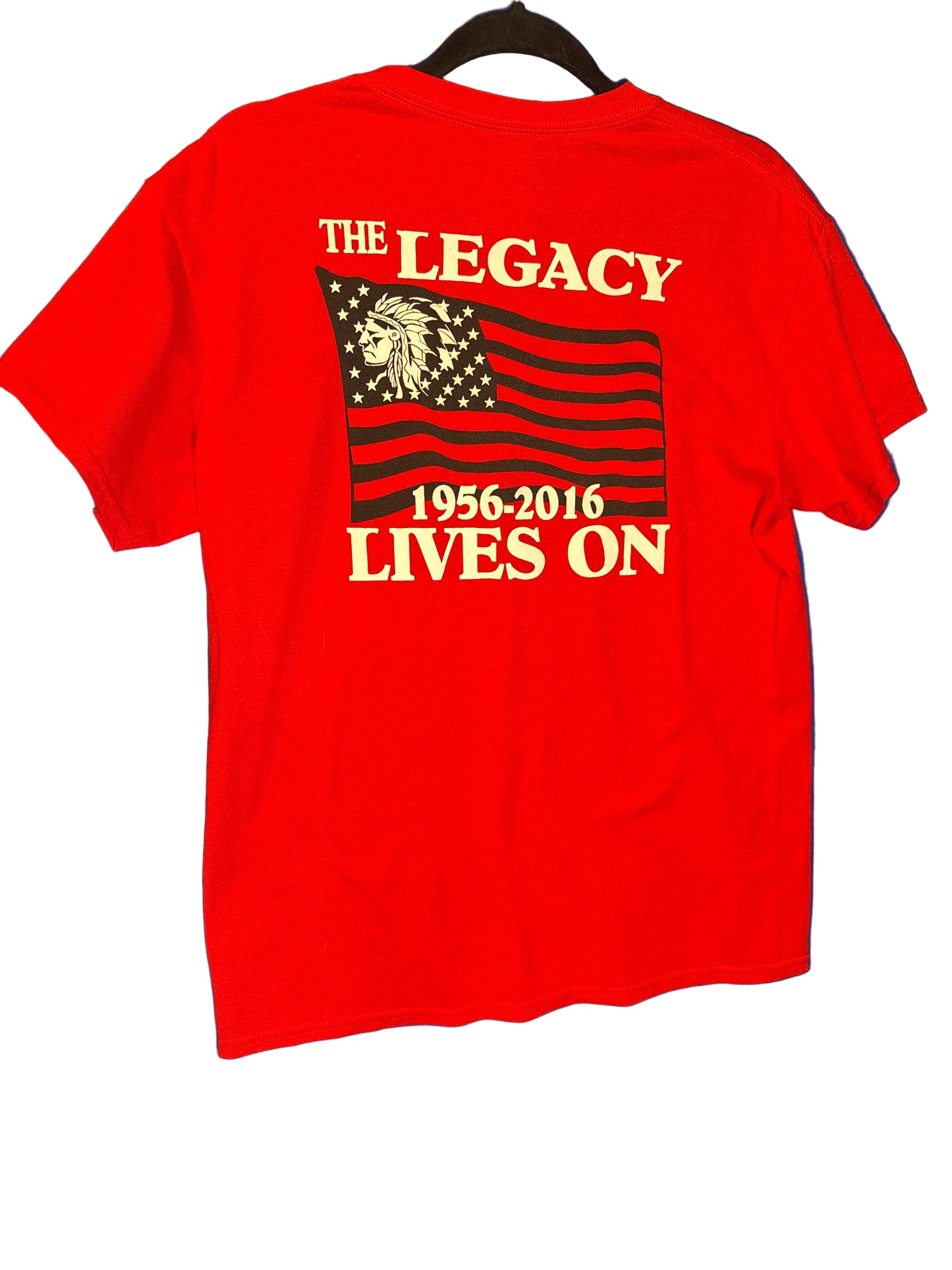 Red Short Sleeves T-shirts Size M