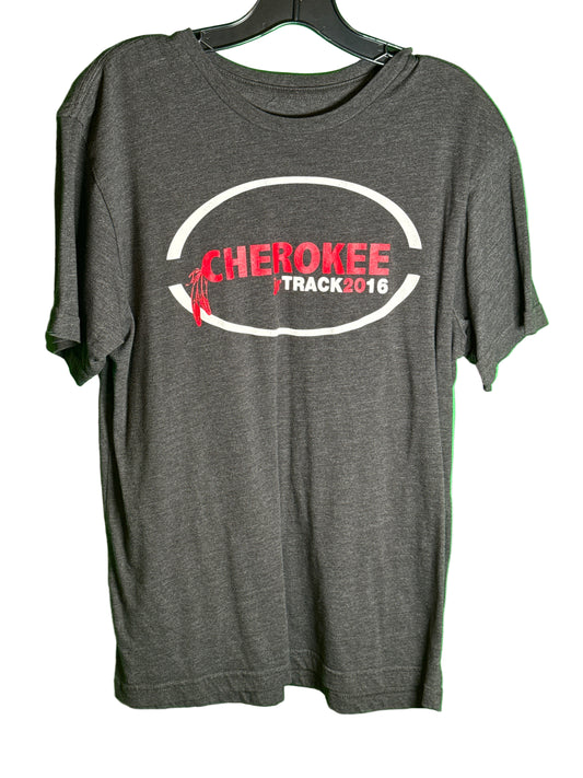 Gray Short Sleeves T-shirts Size M