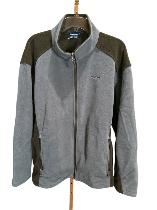 Reebok Men’s Jacket XL Navy Blue Fleece