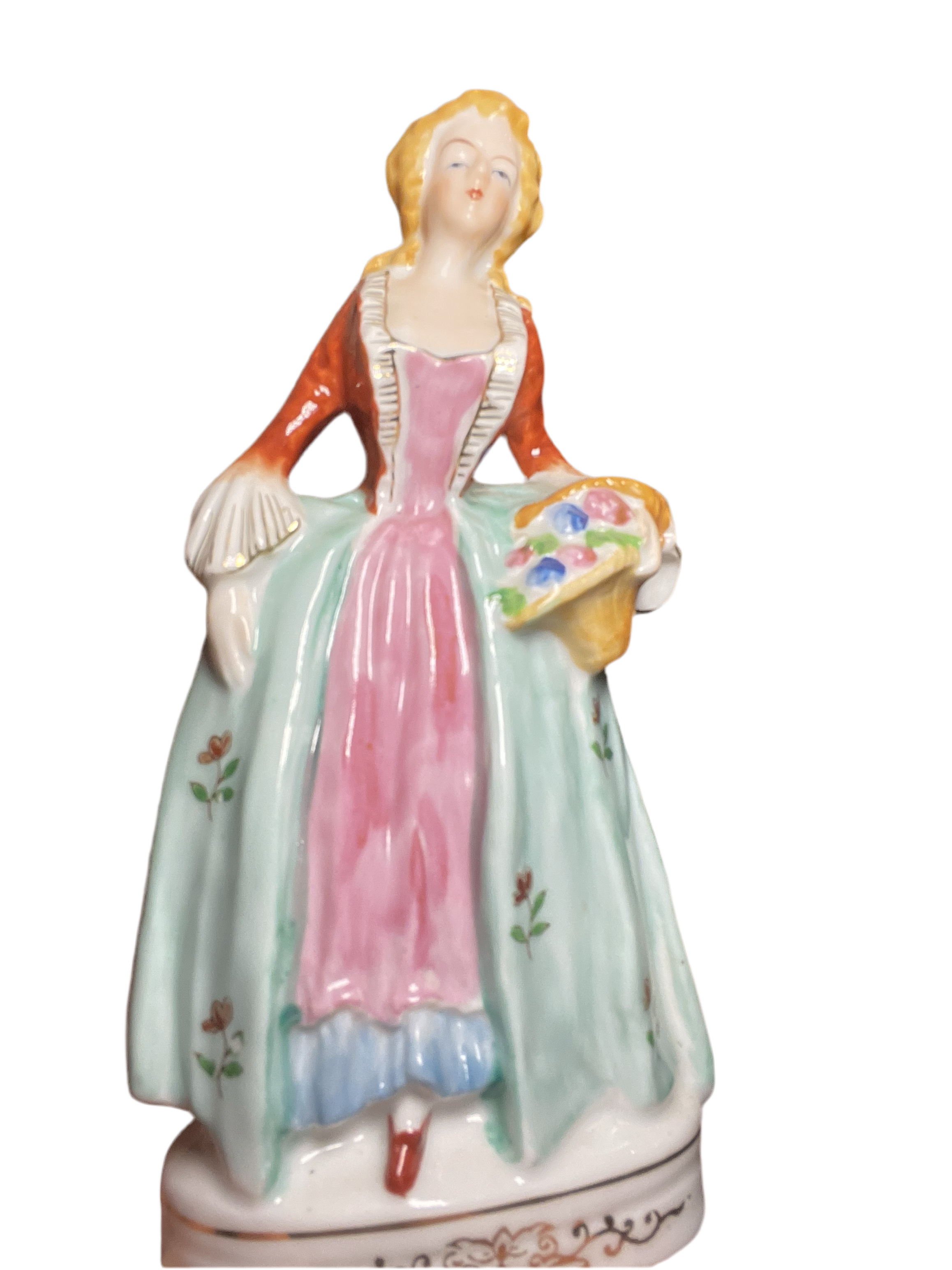 Victorian Girl Maria Antonietta Porcelain Figurine