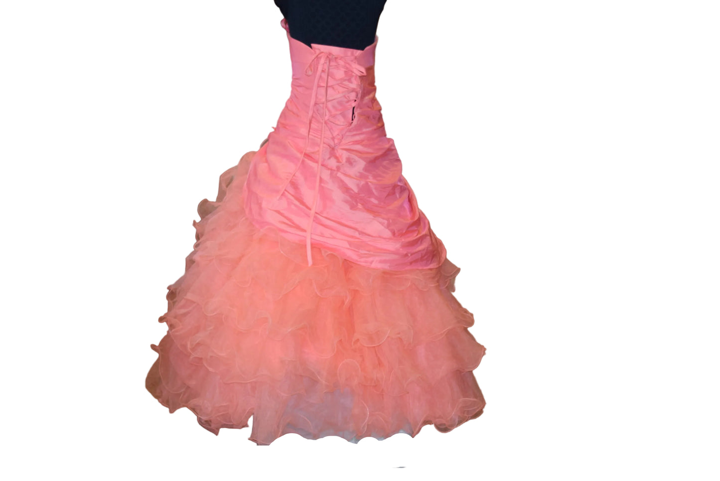 Maggie Sottero Puff Dress/Sweetheart Coral Organza Ball Gowns Quinceanera