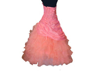 Load image into Gallery viewer, Maggie Sottero Puff Dress/Sweetheart Coral Organza Ball Gowns XV Dress
