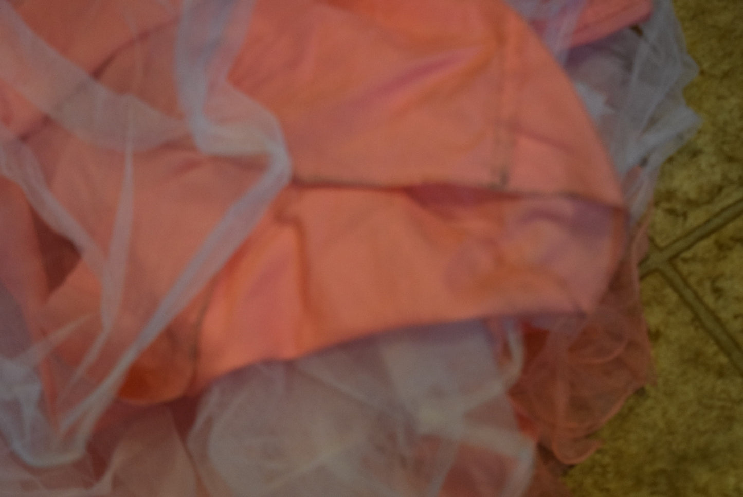 Maggie Sottero Puff Dress/Sweetheart Coral Organza Ball Gowns Quinceanera