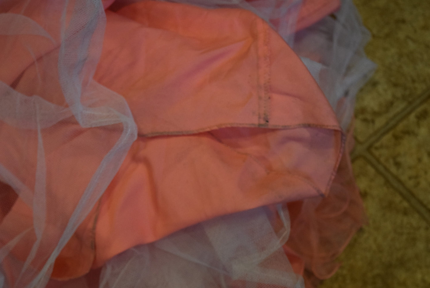 Maggie Sottero Puff Dress/Sweetheart Coral Organza Ball Gowns Quinceanera