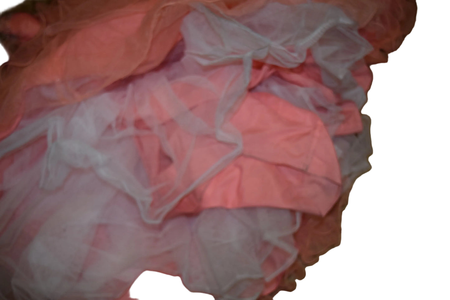 Maggie Sottero Puff Dress/Sweetheart Coral Organza Ball Gowns Quinceanera