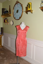 Load image into Gallery viewer, Escada Short Sleeve Dress Silk Orange Dress Size 8
