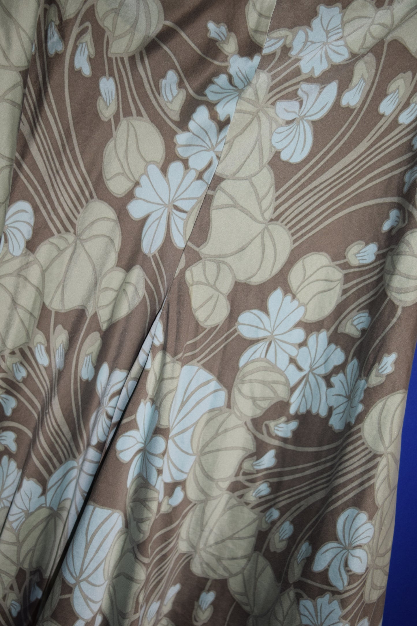 Women's Floral Maxi Skirt, Size XL, Ruffle Green