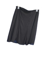 Load image into Gallery viewer, Women's Solid Midi Skirt, Size 12, Ruffle Black
