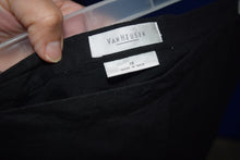 Load image into Gallery viewer, Women's Solid Midi Skirt, Size 18, Ruffle Black
