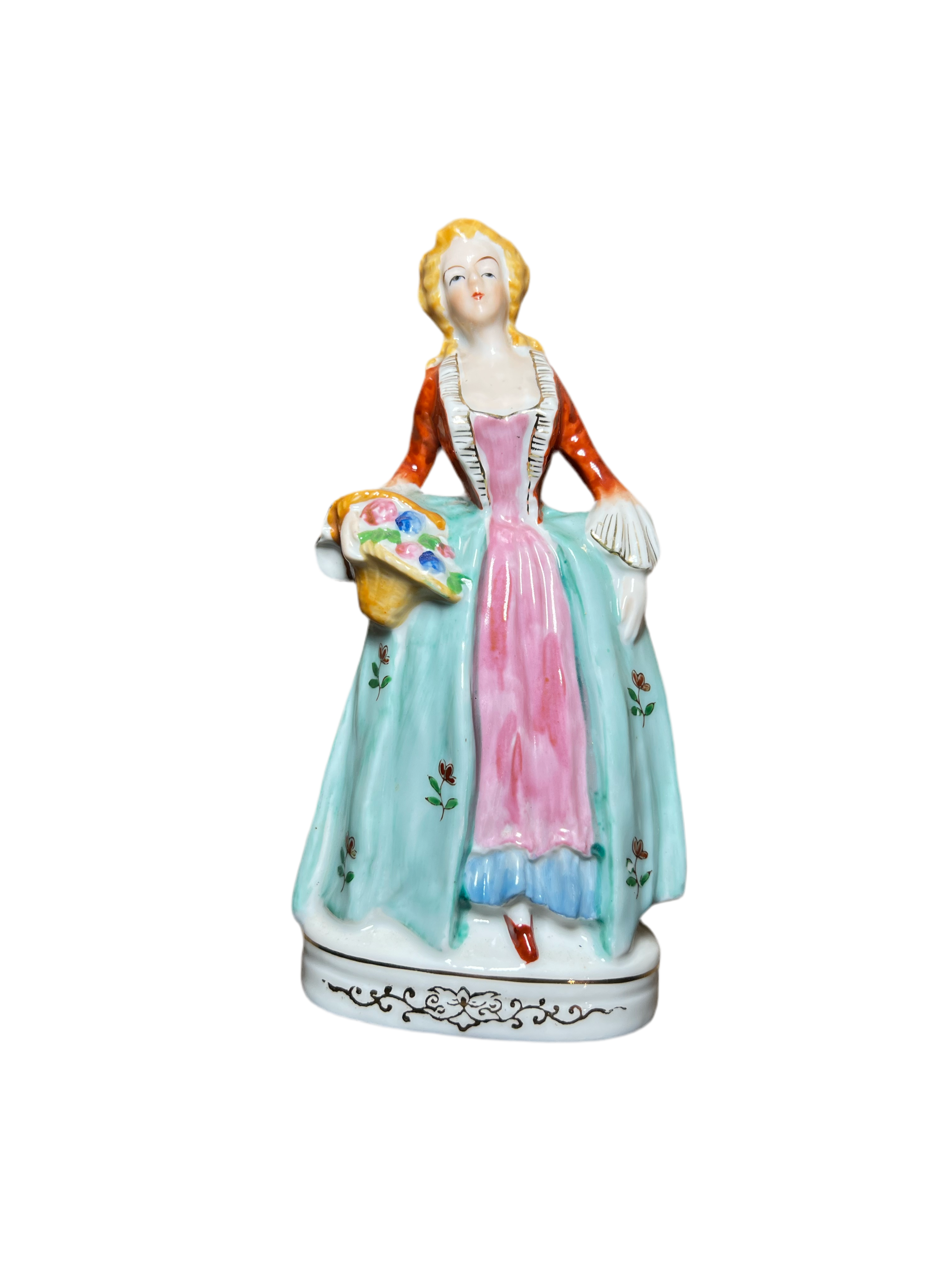 Victorian Girl Maria Antonietta Porcelain Figurine