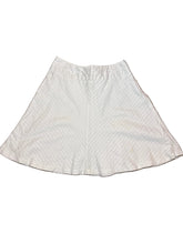 Load image into Gallery viewer, Women's Solid Midi Skirt, Size 14, Ruffle White
