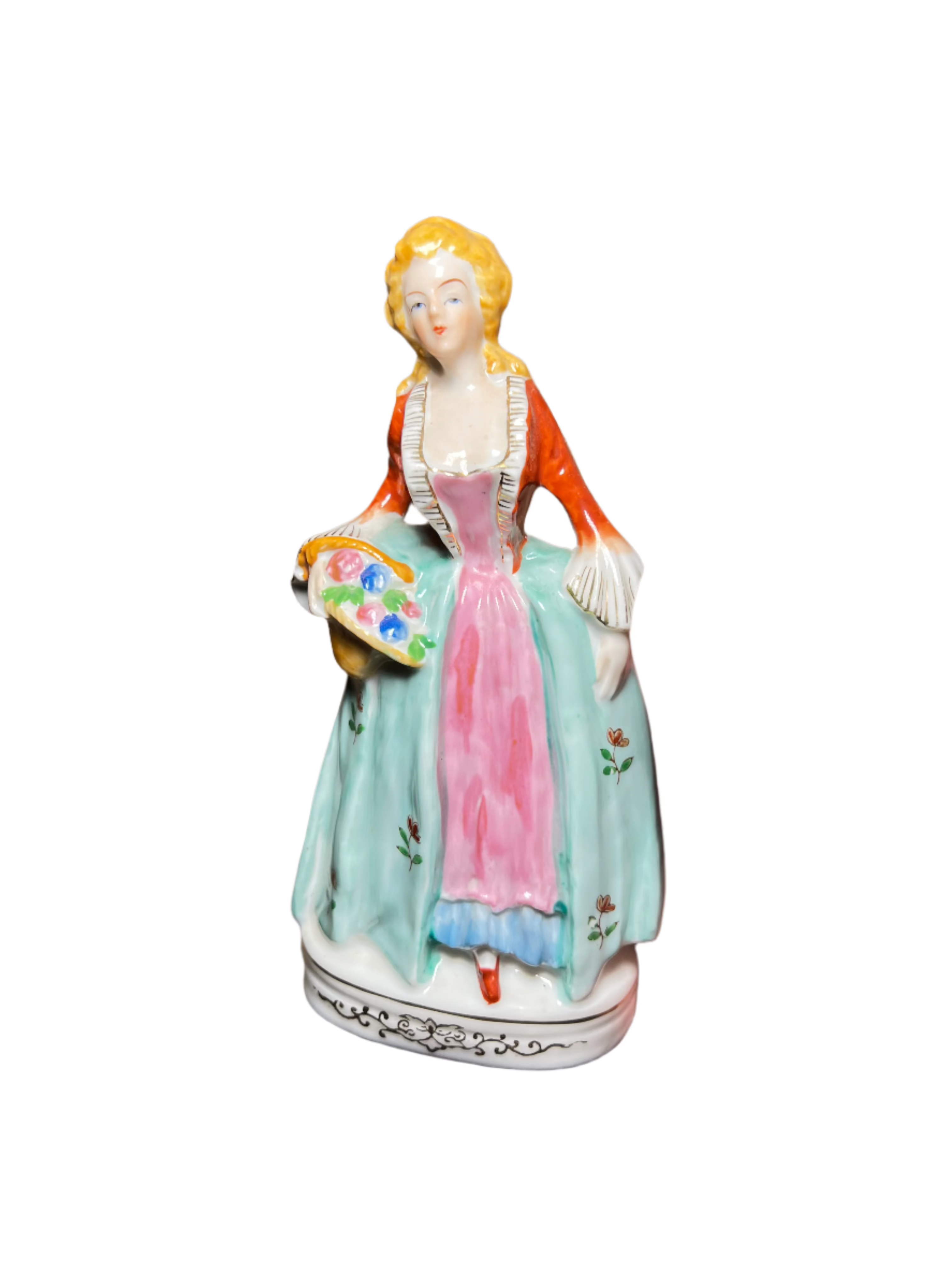 Victorian Girl Maria Antonietta Porcelain Figurine