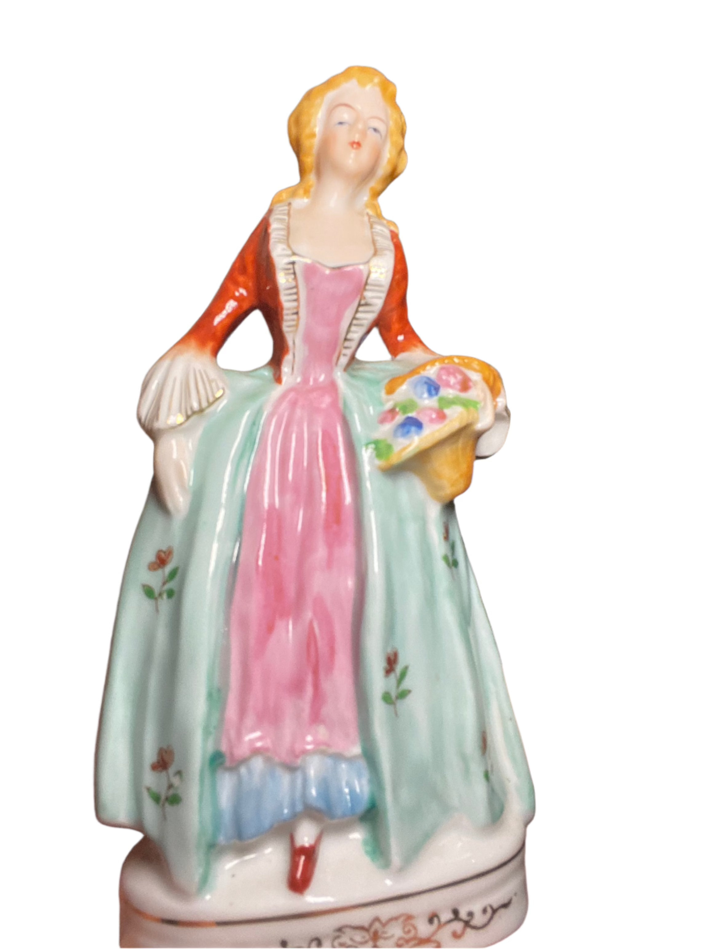 Victorian Girl Maria Antonietta Porcelain Figurine