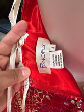 Load image into Gallery viewer, Panoply Red Mermaid Prom Dress Size 4
