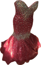 Load image into Gallery viewer, Panoply Red Mermaid Prom Dress Size 4
