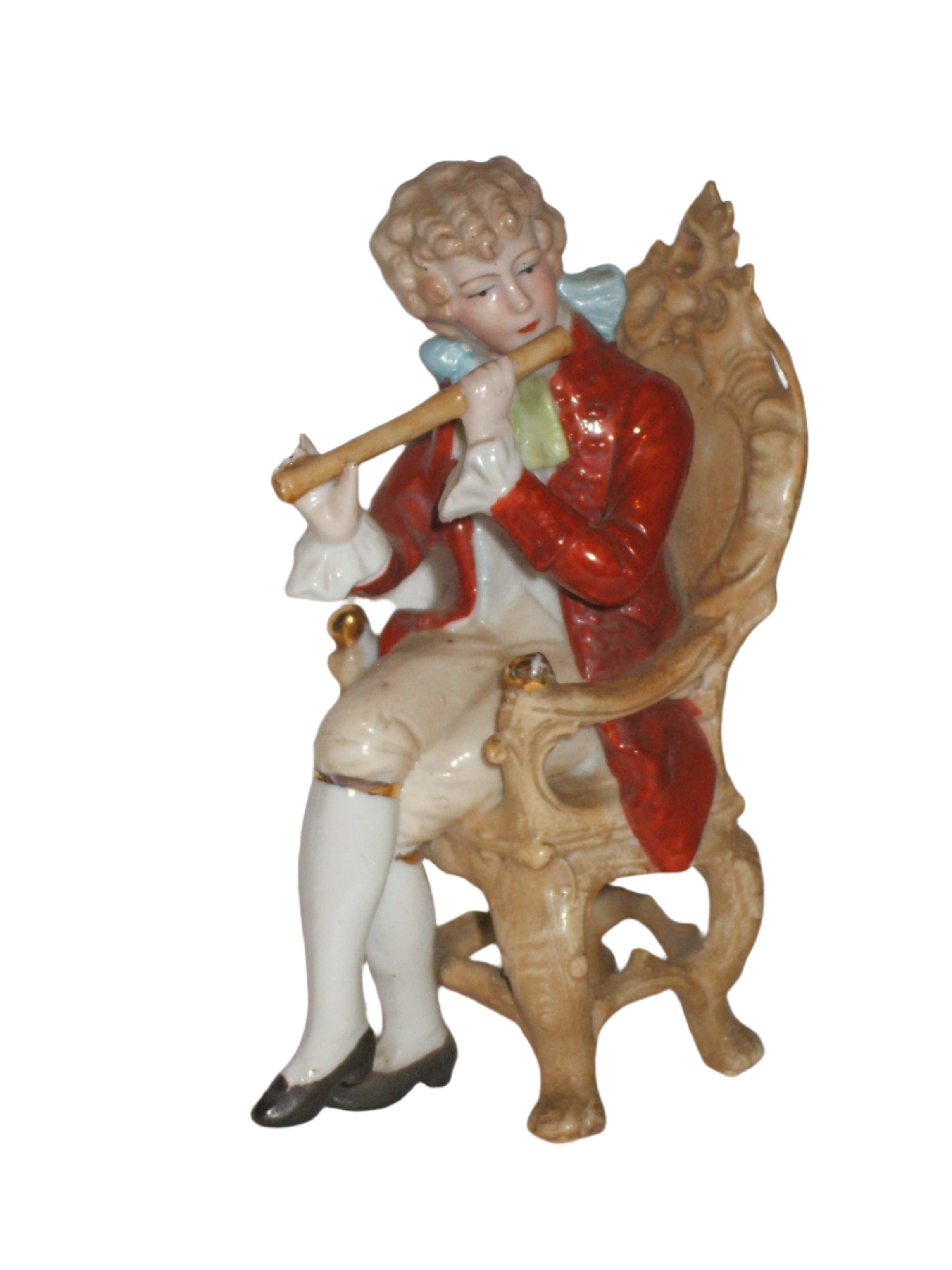 victorian flute figurines 