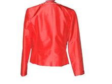 Load image into Gallery viewer, Oscar De La Renta Orange Blazer size 10
