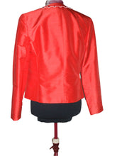 Load image into Gallery viewer, Oscar De La Renta Orange Blazer size 10
