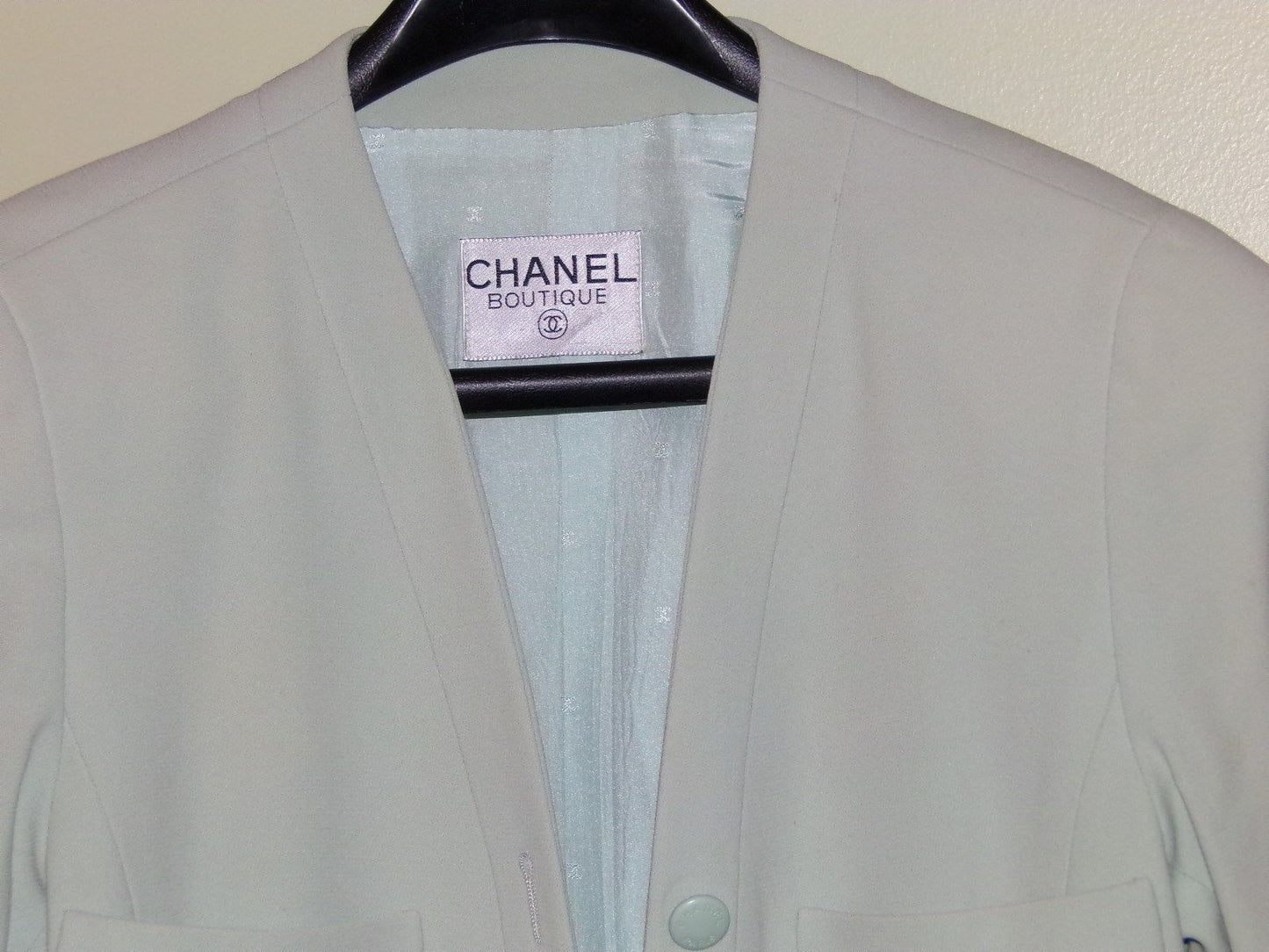 Chanel Green Mint Women Blazer