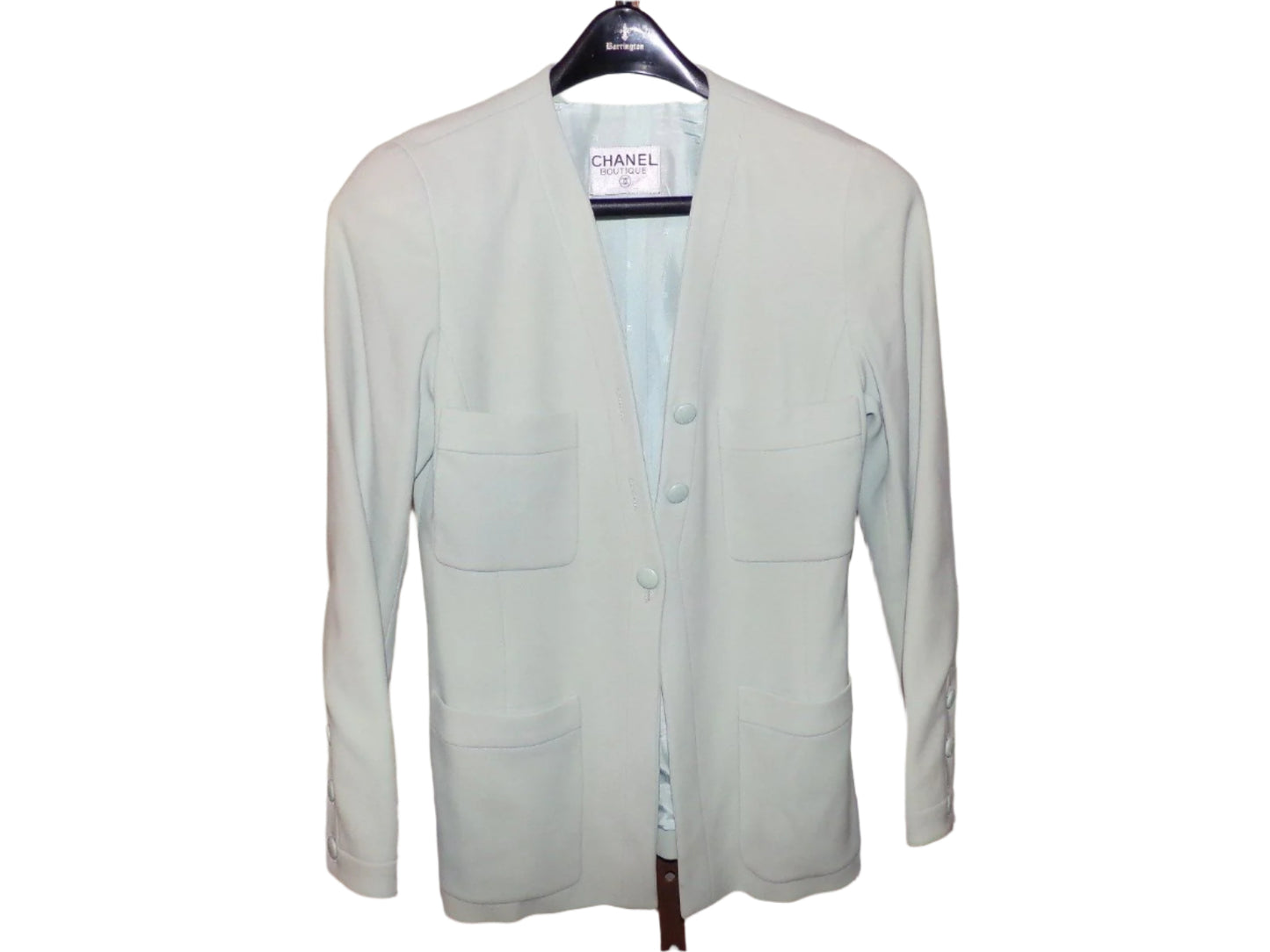 Chanel Green Mint Women Blazer