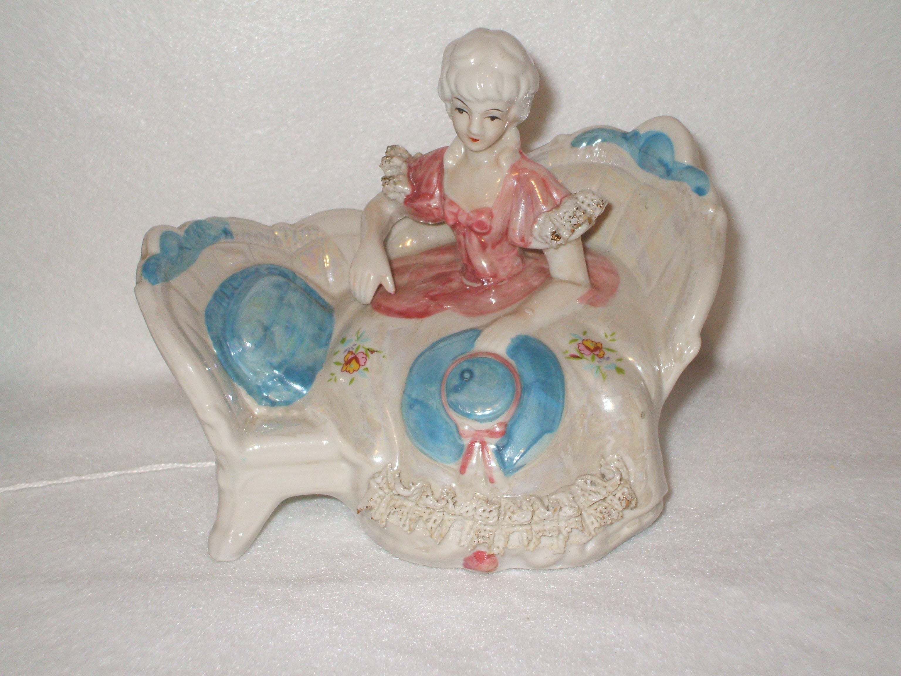 Victorian Girl Porcelain Figurine