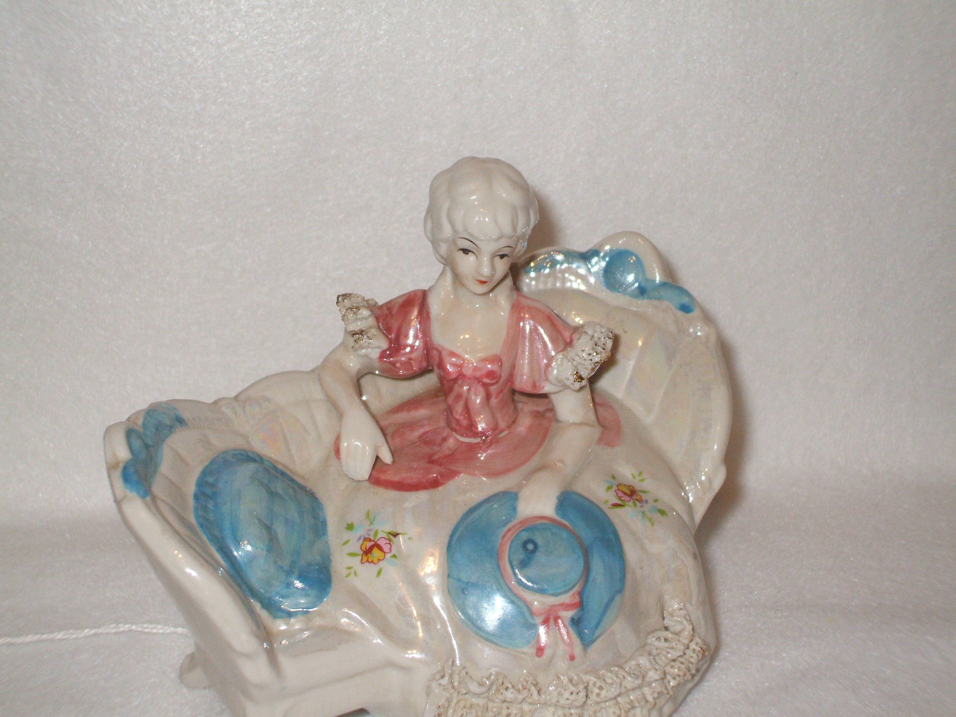 Victorian Girl Porcelain Figurine