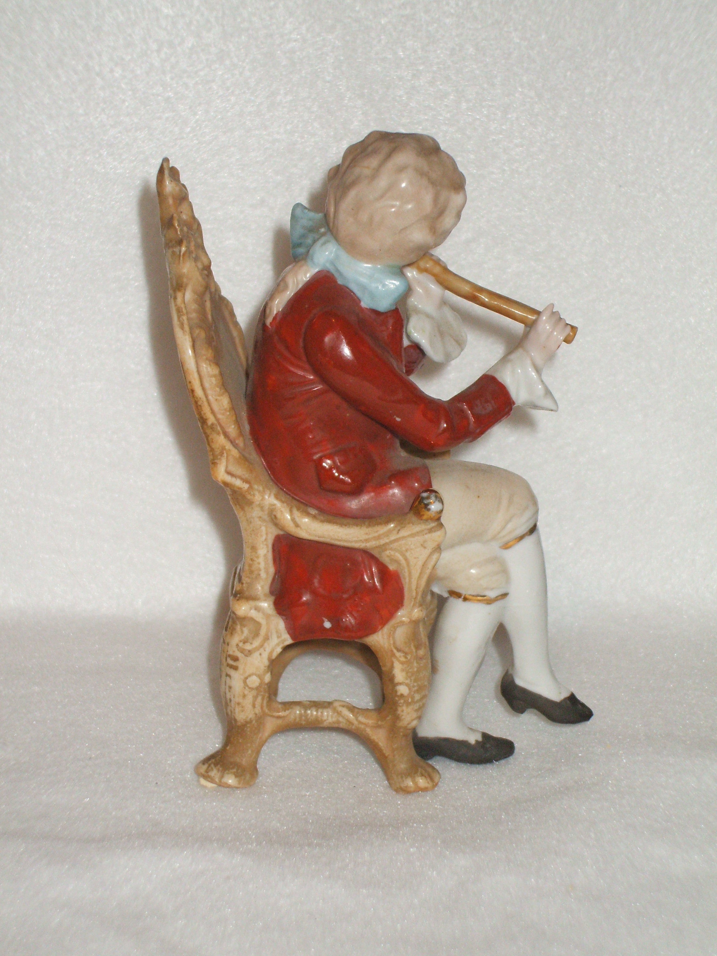 Victorian Flute Porcelain Figurine