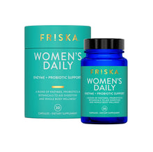 Load image into Gallery viewer, FRISKA Women’s Daily Digestive Enzyme and Probiotics Supplement - 30ct
