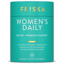 Load image into Gallery viewer, FRISKA Women’s Daily Digestive Enzyme and Probiotics Supplement - 30ct
