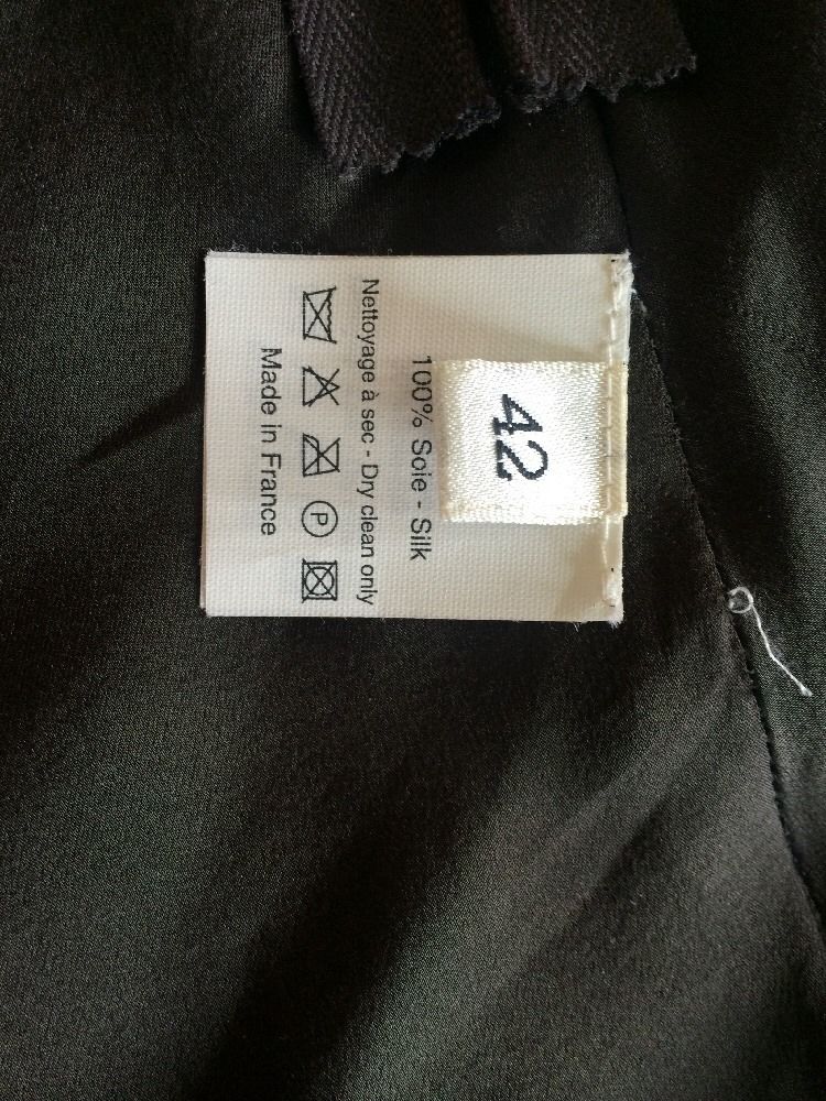 Lanvin Brown Silk Women Skirt Size 42