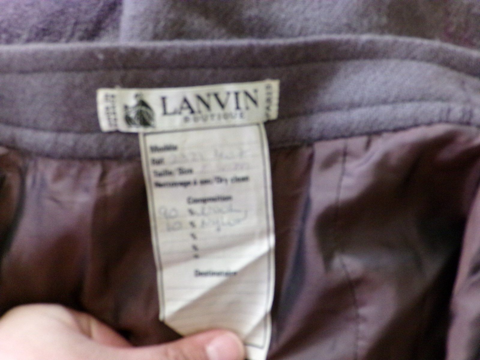Rare Vintage Lanvin Skirt XS