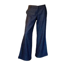 Load image into Gallery viewer, Burberry London Pants Womens Size 44 Gray Wool Dress Bootcut Trouser Italy
