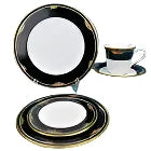 5 Pc. Noritake Venetian Rose Bone China Japan 9783 Bread Diner Salad Cup Saucer