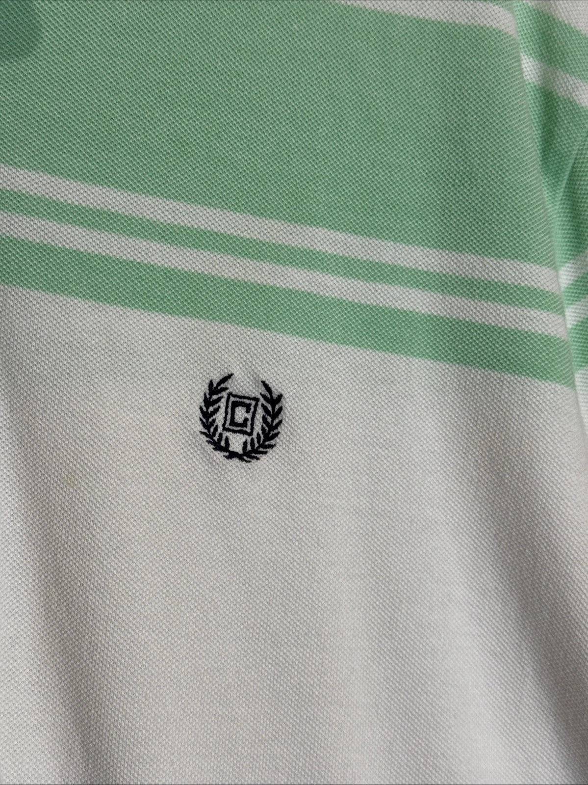 Chaps Multicolor Short Sleeve Men's Polo Shirt Size L Cotton Pre-owned Excellent