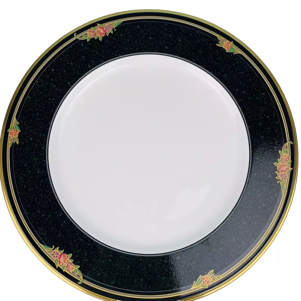 5 Pc. Noritake Venetian Rose Bone China Japan 9783 Bread Diner Salad Cup Saucer