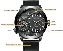 Load image into Gallery viewer, Viator Black Men's Watch
