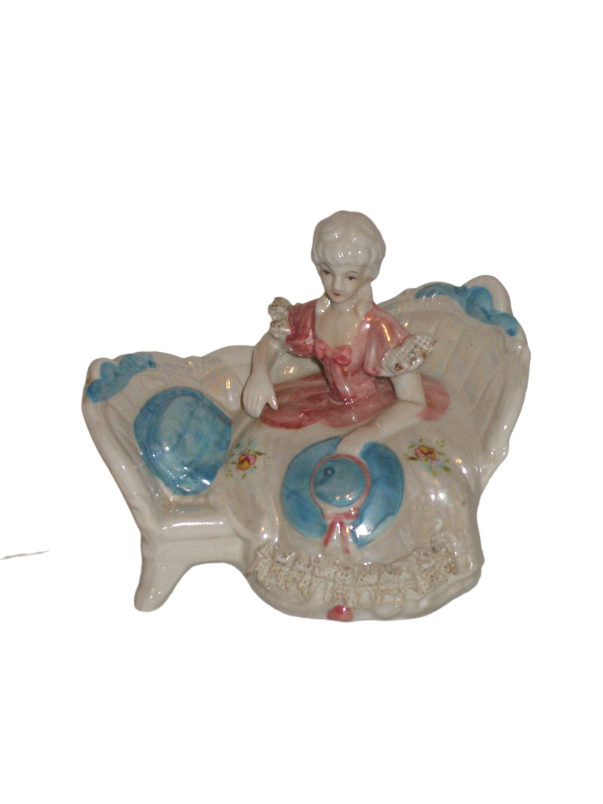 Victorian Girl Porcelain Figurine