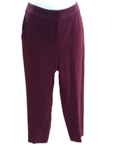 Load image into Gallery viewer, St John Burgundy Women Pants Size 2
