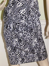 Load image into Gallery viewer, Carolina Herrera Animal Print Ahort Sleevess Silk Dress
